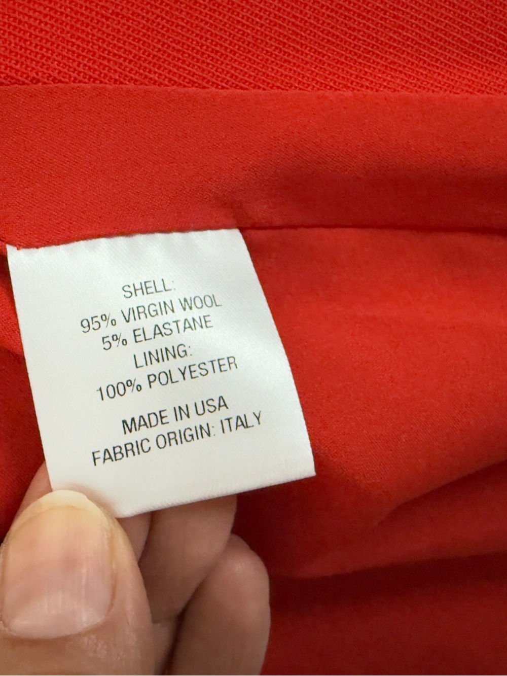 Argent red tailored 2 button Blazer size 6 - Picture 9 of 11